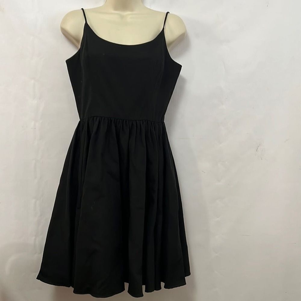 RALPH RALPH LAUREN COCKTAIL BLACK DRESS SIZE 8‎ 100%COTTON